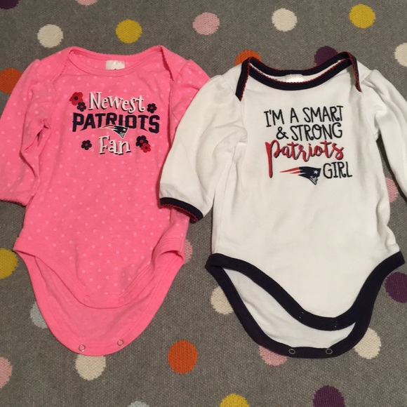 patriots onesie baby girl